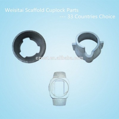 Ductile casted iron cuplock scaffold system