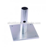 steel scaffolding base plate / threaded base plate for ringlock scaffolding