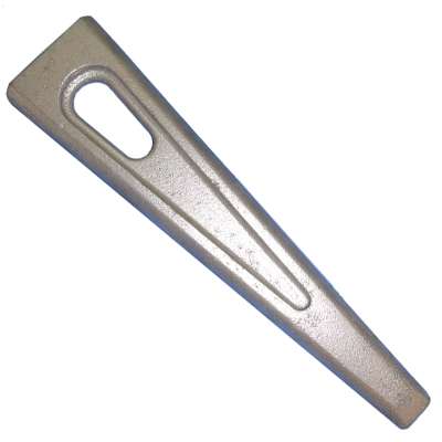 Corrosion resistant galvanized forged ledger blade